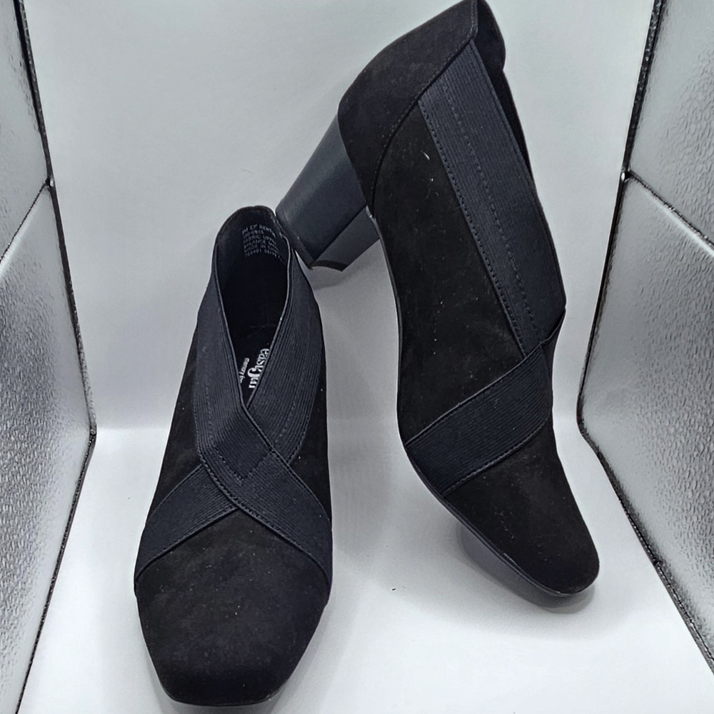 East 5th Black Heeled Boots